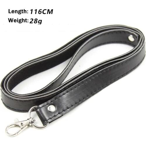 Bondage Sex Collar Leather drag chain Adult Game Collars Sex Toys accessories,Pet Traction belt Leashes 116cm Long