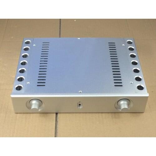 Case 321*62* 230mm BZ3206A Silver all aluminum chassis preamp DAC Integrated Amplifier chassis AMP Enclosure case DIY box