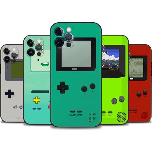 Game Boy Games Box Cellphone Case For Apple iPhone 12 11 pro max XS XR X Max Cover Black Fundas for iphone 7 8 6 plus 6s