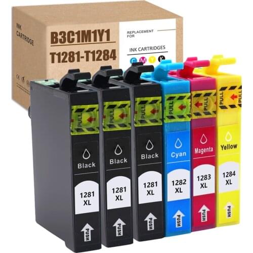 SZ for Epson T128 T1281 T1282 T1283 T1284 T1285 Ink Cartridges Stylus Office SX445W, SX440W, SX435W, BX305FW, BX305FW, BX305F