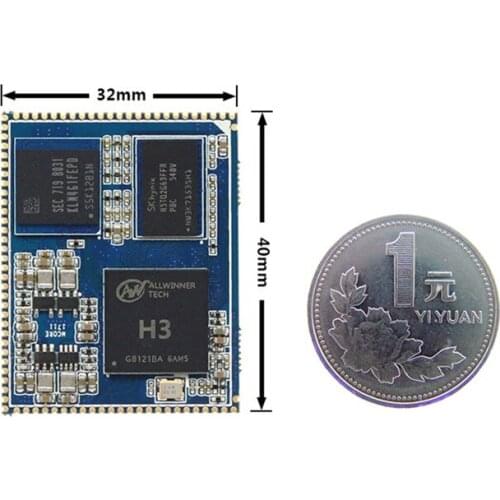 512M H3 Core Stamp Hole Linux System HDMI Four Way USB Four Core Arm Solution