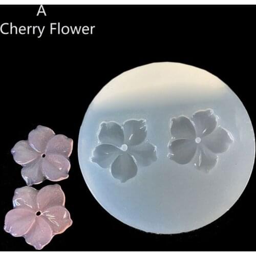 DIY Flower Silicone Molds Resin Camellia Peony Daisy Lotus Flower Jewlery Making
