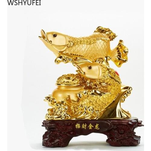 Chinese Resin Feng Shui Ornaments Study Office Desktop Auspicious Decor Home Decoration Accessories Opening Lucky Fortune Gift