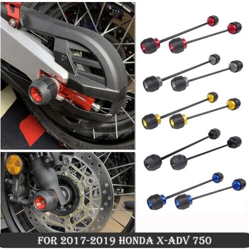 Wheel Slider For Honda XADV 750 Xadv750 Front Rear Tire Fork Axle Crash Protector 2017 2018 2019 X ADV Motorcycle Accessories