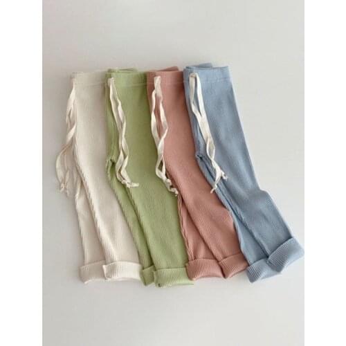 3Pcs/Lot Baby Boys Girls Solid Leggings 0-2y Baby Pp Pants Little Boy Casual Harems Pants Kids Trousers Bottoming Pants