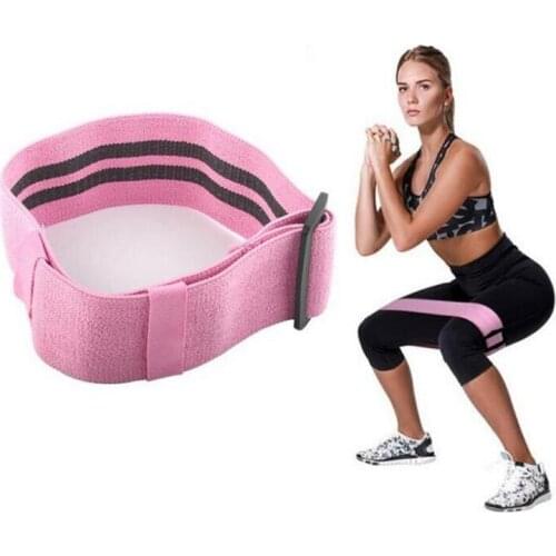 Best Selling Yoga Tension Band Women Men Fitness Squat Abuse Elastic Practice Hip Circle Resistance Belt Rally