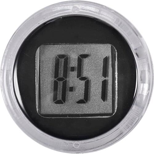 Mini Motorcycle Clock Stick-on Waterproof Electronic Watch Moto Digital Clock With Stopwatch For Moto Decoration Accessories