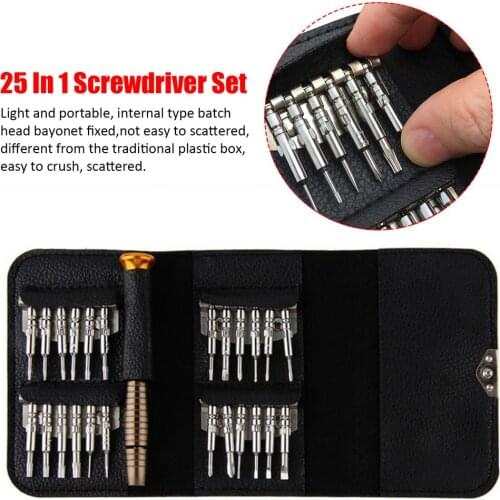 Portable 25 in 1 Screwdriver Set Precision Torx Screwdriver Repair Tool Set For iPhone Cellphone Tablet PC Device Repair Tools