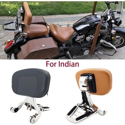 Motorcycle Backrest & Mount Kits Multi-Purpose Driver Passenger Backrest For Indian Chief Chieftain Springfield 2014-2021