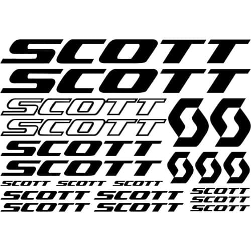 21pcs for SCOTT BIKE FRAME STICKERS DECALS SHEET BICYCLE CYCLING,32cm*22cm