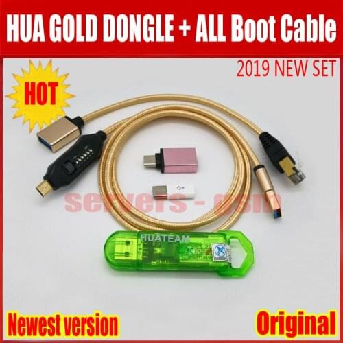 NEW HUA GOLD DONGLE / HUATEAM GOLD KEY+ UMF cable (Ultimate Multi-Functional Cable) All boot cable FOR HUAWEI TOOL MTK TOOL