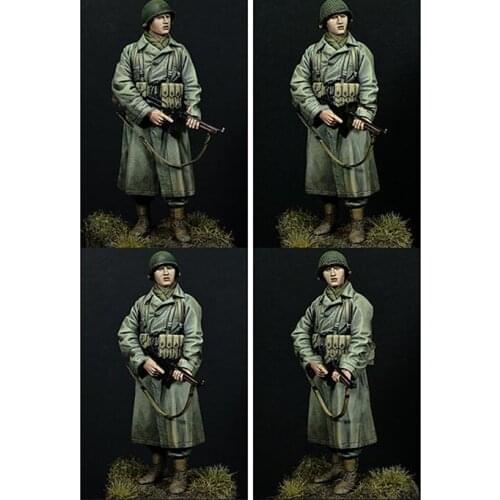1/16 120mm US Infantry stand warrior toy Resin Model Miniature Kit unassembly Unpainted