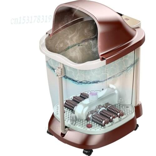 Fully automatic heating foot bath deep barrel foot washing foot bath foot bath home self-service massage foot bath