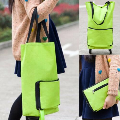 Portable Foldable Shopping Trolley Cart Luggage Travel Wheels Bag Multi-use New