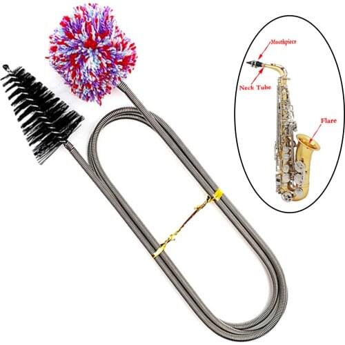 Professional 92.5cm Saxophone Cleaning Brush for Alto/Tenor/Soprano Sax Parts