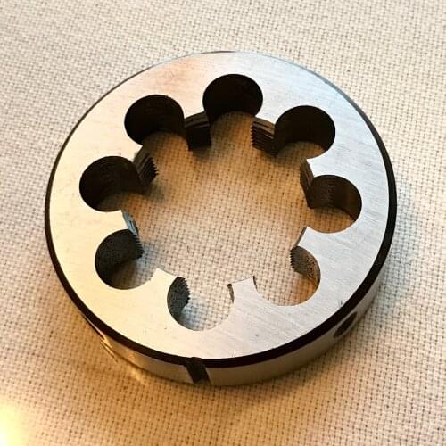 Free shipping of 1PC Metric left hand manual die M40*1.5/2.0mm for threading iron aluminum copper metal workpieces