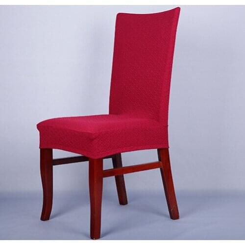 Removable Slipcovers Stretchable Elastic Retro Chair Cover Home Style Chair Covers Home Hotel Banquet Dinning Seat Covers