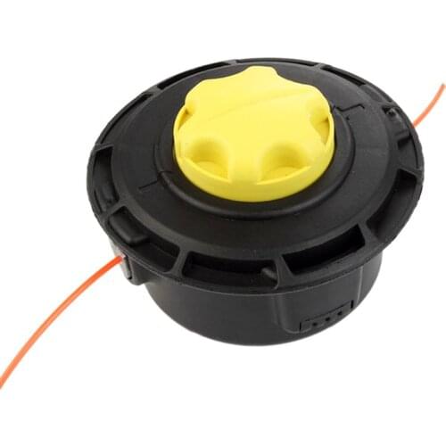 Universal Grass Trimmer Head 2 Lines String Brush Cutter Lawn Mower Garden Tools New 2020