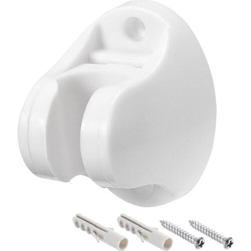 Uxcell Shower Head Holder Adjustable ABS Wall Mount Handheld Shower Bracket White 70x50x56mm