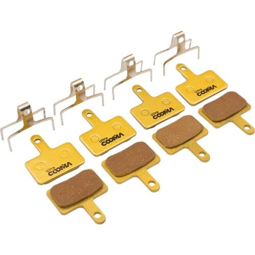 Bike Disc Brake Pads For Aquila, Auriga Pro, Draco WS, Gemini, HD330, Orion Disc Brake, 4 Pairs, Gold Full metal