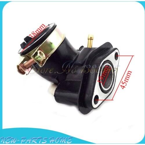 Intake Manifold Inlet Pipe Fit SUNL Baotian Znen Jmstar GY6 50cc Moped Scooter