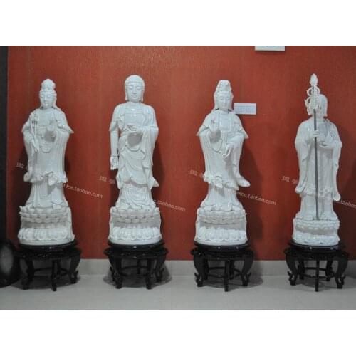 120cm Sam West three Bodhisattva Guanyin shrine Du mahasthamaprapta Shakya Muni Buddha as the Buddha