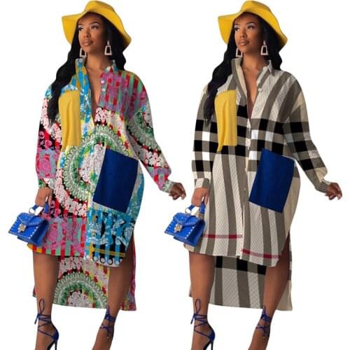 African Dresses For Women Dashiki Summer Plus Size Dress Ladies Traditional African Print Clothing Bazin Ankara Dresses