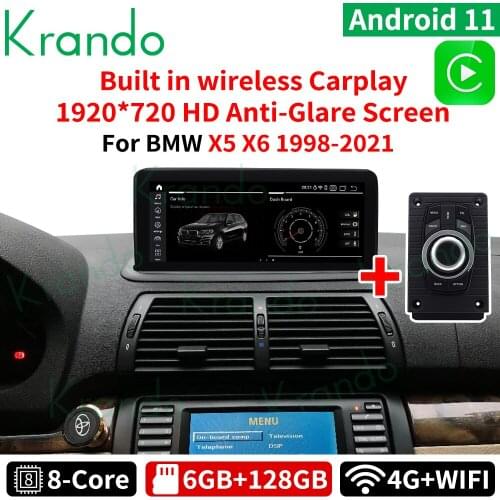Krando Android 9.0 4+32G 10.25''for BMW E53 X5 1998-2006 multimedia car Android som automotivo para carro autoradio cd player