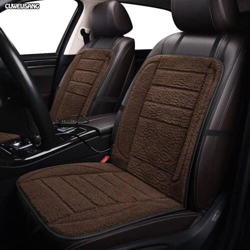 CUWEUSANG 12V Heated car seat cover for Renault all models duster megane clio laguna kadjar fluence Captur scenic Koleos seats