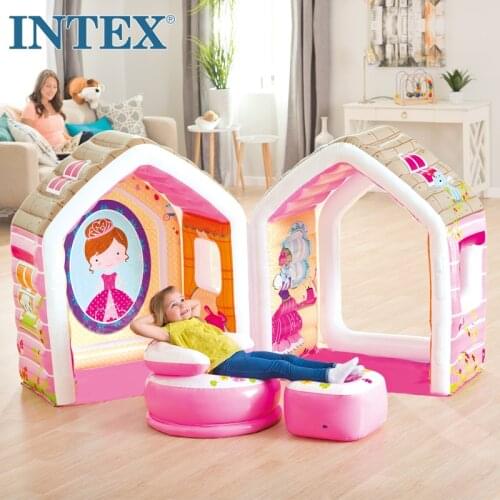 Childrens inflatable castle home trampoline small indoor baby fence trampoline family toys