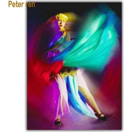 Diy diamond painting Artistic ballet Diamond embroidery people 5d square rhinestone Diamond mosaic full Needlework crafts arts