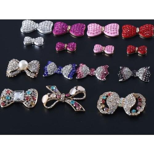 Hot Sale 20pcs/lot Rhinestone Button Flatback butterfly Button Wedding Invitation Button Crystal DIY Accessories YB07