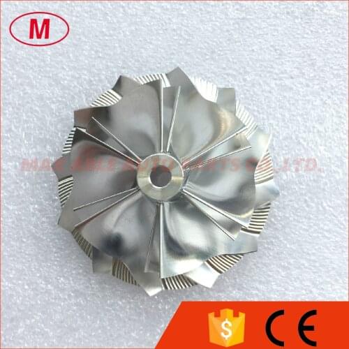 K04 5306-123-2014 Upgrade Turbo Aluminum 2618/Milling/Turbo Billet Compressor wheel 46.39/60.00mm 6+6 blades for 5304-970-0064