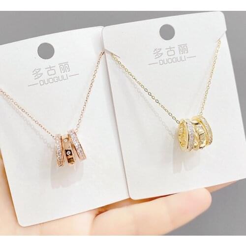 Small Waist Necklace Womens Elegant New Fashion Clavicle Chain Pendant Simple Ins Niche Jewelry Wholesale