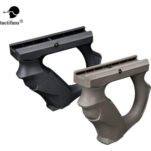 Tactifans Front Grip for 20mm Guide Rail Mount Forward Fore Handle Gel Blaster Paintball Army Tactical Toy Gun Accessories Nylon