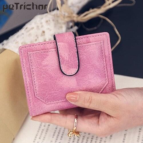 Hot Women Wallet Brand Hasp Coin Purse Wearable Short Wallet Handbag Female Wallet Women Clutch Purses Carteira Feminina