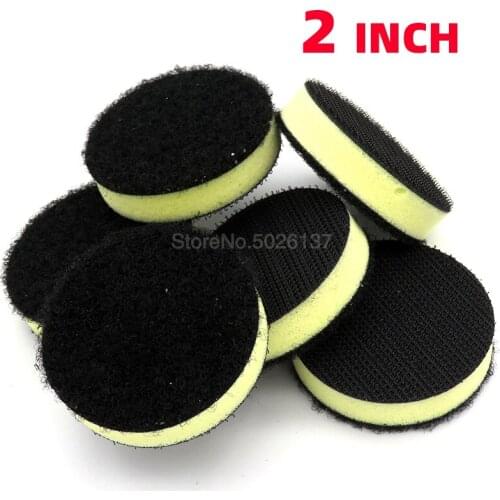 1 Pcs 2 Inch 50MM Sander Interface Buffer Pad Medium Density Pu Foam Sanding Disc Backing Hook And Loop Polishing For Sandpaper