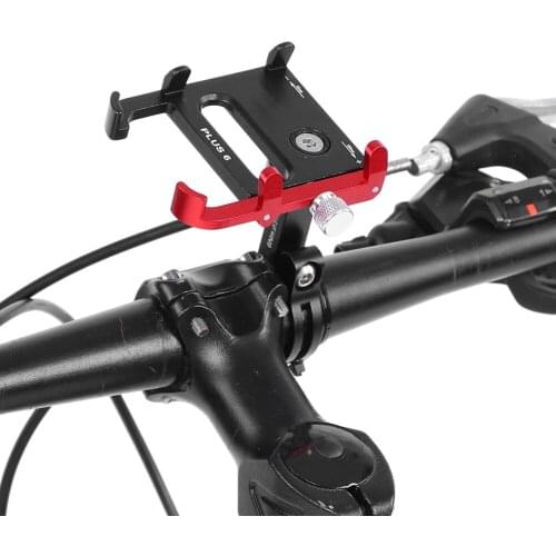 SOONHUA Road Bicycle Mountain Bike Mobile Phone Holder Sturdy Bike Phone Stand Mobile Phone Stands With Wrench And Adapters