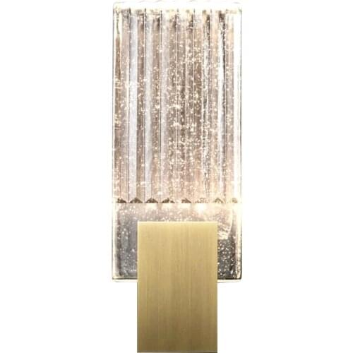 Modern Minimalist LED Wall Lamp Fashion Bedroom Study Aisle Art Decor Light Nordic Creative Bubble Crystal Lighting Fixture