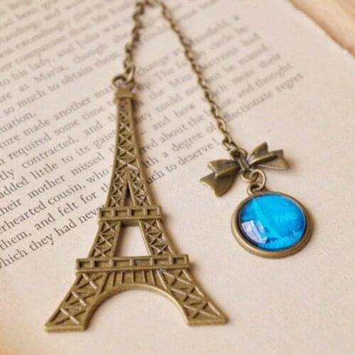 Vintage Eiffel Tower Metal Bookmarks for Book Stationery Creative Item Kids Gift Office & School Supplies