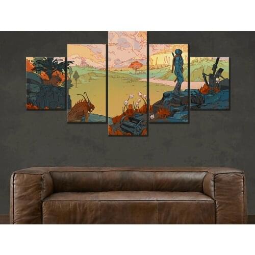 The Outer Worlds HD Game Poster Decorative Painting Modern Home Soft Outfit Bedroom Living Room Decoration Painting
