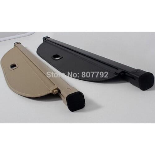 Top Quality! Rear Trunk Security Shield Cargo Cover Fit For Mitsubishi Outlander 2009 2010 2011 2012(Black, beige to choose)