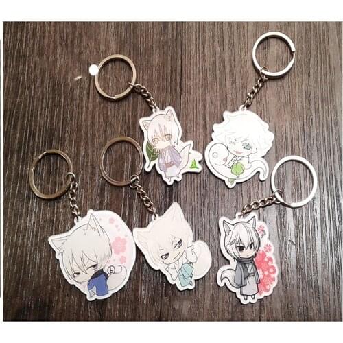 1pcs Anime Kamisama Love /Kamisama Kiss Tomoe Nanami Inu x Boku SS Shirakiin Keychain Keyring pendant Portachiavi Porte-cles