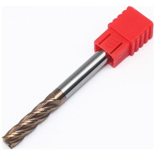 1PCS HRC60 6mm Solid Carbide Endmills ENDMILL D6X22LXD6X75L 4 Flute Standard Length Side milling Slotting Profiling face mill