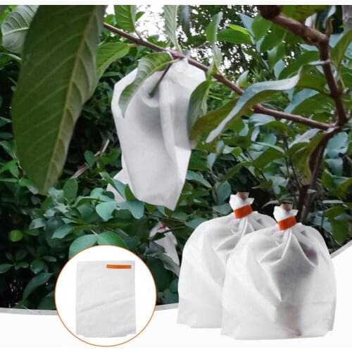 100Pcs Grape Netting Bags Garden Fruit Barrier Cover Mesh Bag for Fruit Vegetable Grapes Protaction Pouch Waterproof Grape Bags