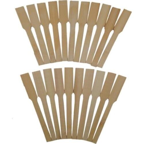 1000pcs Bamboo Kitchen Dumpling Filling Spatulas Scraper Tool Cake Bakeware Pastry Mould Stripping Blade Knife NO175