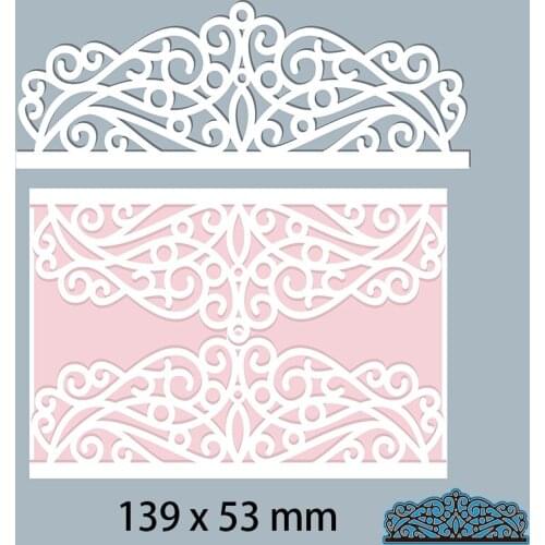 139*53mm Hollow-out Pattern Metal cutting Dies Craft Embossing Scrapbooking paper craft Greeting Card