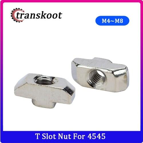 20pcs 10pcs M4 M5 M6 M8 T nut Hammer Head Nut Bolt for 4545 series Aluminum Profile Extrusion 4545 Slot 10mm M4 M5 M6 M8