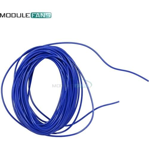 24AWG 10M Blue UL-1007 Hook-up Wire 80C / 300V Cord DIY Electrical