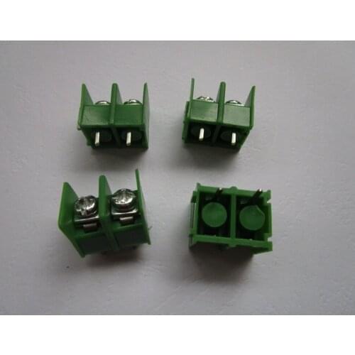 700 pcs Screw Terminal Block Connector 2pin Pitch 7.62mm Green Barrier Type DG7.62